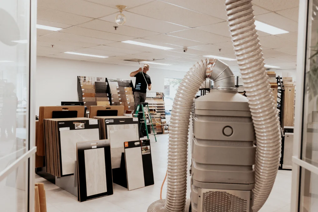 Océanick Nettoyage - Nettoyage de conduits de ventilation en entreprise